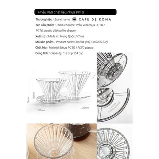 Bộ pha cà phê V60 cơ bản