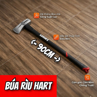 Búa Rìu Hart 90cm - cân nặng 5kg - Hàng Bãi Tuyển