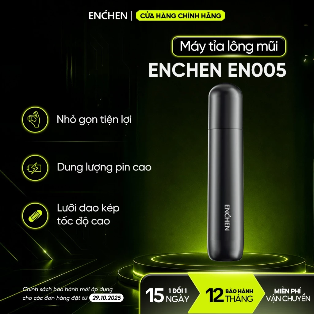 Máy tỉa lông mũi Enchen EN005 thiết kế nhỏ gọn