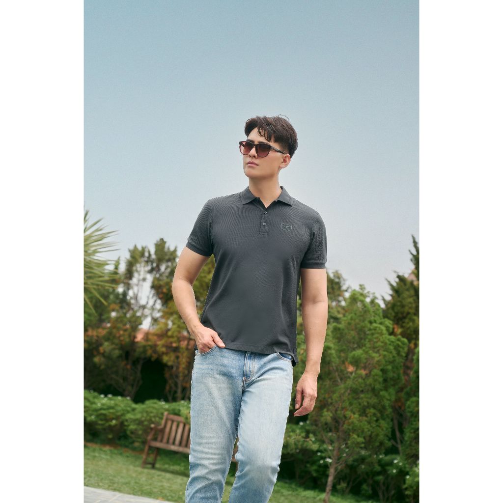 Áo Polo Nam Cao Cấp Ninomaxx Cổ Phối Viền Form Travel Fit AEROSOFT Thoáng Mát Co Giãn Tốt 2510034