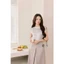 Chân Váy Dài Ly Chụm Cài Hoa Eo 4L07.2604. Chân Váy Midi A-Line Quấn Chéo Thanh Lịch Nữ Tính Thanh Lịch Thiết Kế Bởi JM