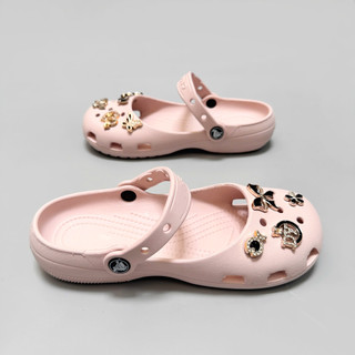 Dép sục ballet nữ da beo, sục dáng búp bê mang gọn chân tặng kèm charm sticker trang trí
