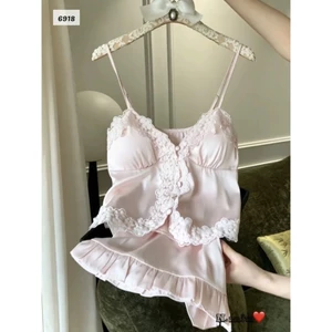 bộ lụa ngủ 2s cao cấp có đệm ngực siêu gợi cảm #6918