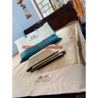 Chiếu Điều Hòa Mây Chunqiu Chính Hãng (chiếu kèm 2 vỏ gối) – Chiếu Mát Lưng, Nằm Êm, Chống Hầm Nóng