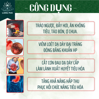 Trà Cây Rau Mương - Làng Mai - 5 Vị Thảo Mộc giúp giảm cảm giác ợ hơi, đầy trướng, hỗ trợ tiêu hóa dễ chịu.