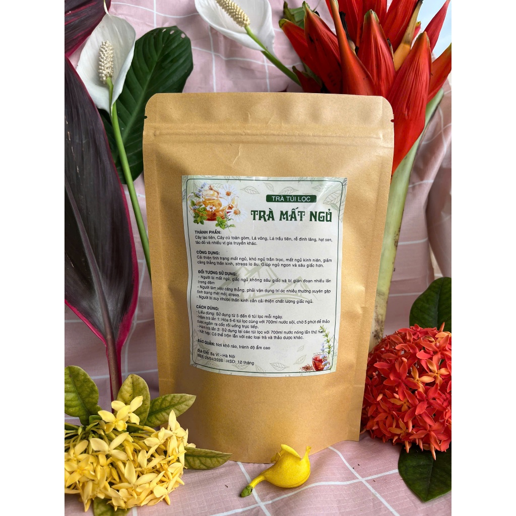 Trà An Thần Ngủ Ngon- Giúp Ngủ Ngon Tự Nhiên - Bịch 35 Gói Lọc