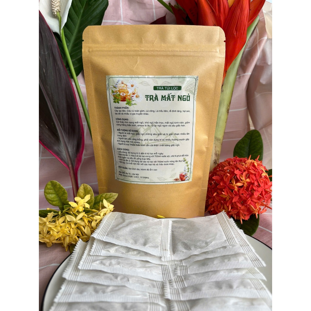 Trà An Thần Ngủ Ngon- Giúp Ngủ Ngon Tự Nhiên - Bịch 35 Gói Lọc