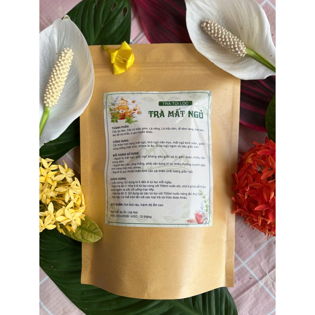Trà An Thần Ngủ Ngon- Giúp Ngủ Ngon Tự Nhiên - Bịch 35 Gói Lọc