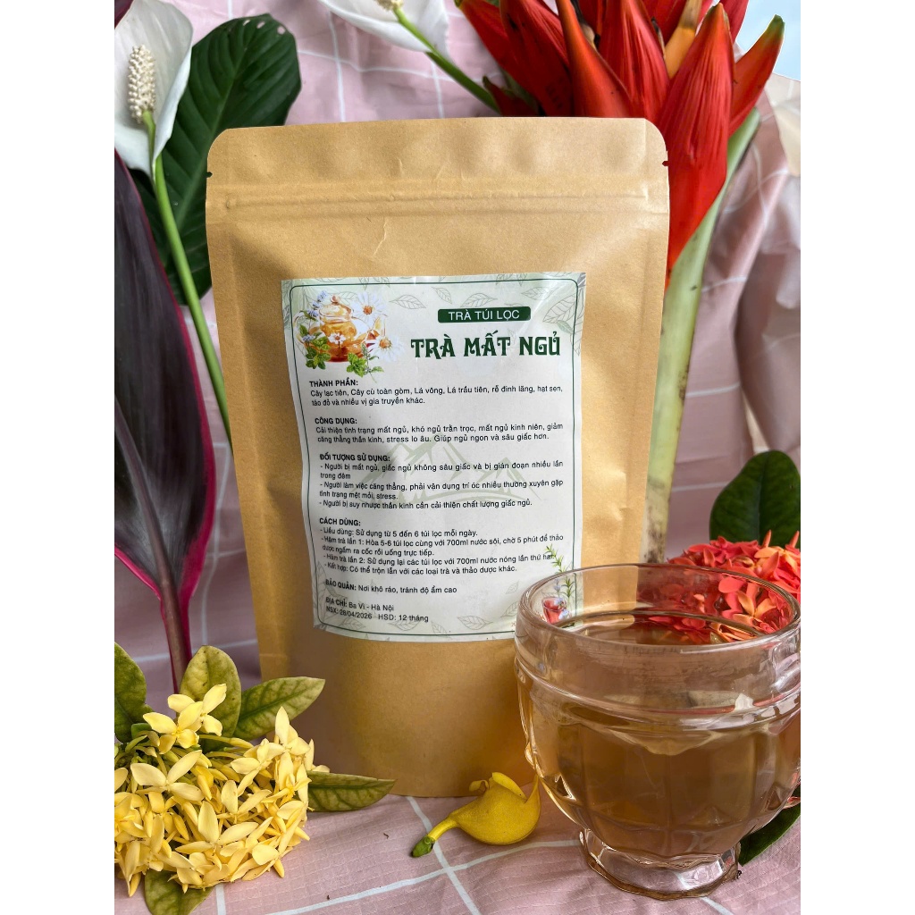 Trà An Thần Ngủ Ngon- Giúp Ngủ Ngon Tự Nhiên - Bịch 35 Gói Lọc