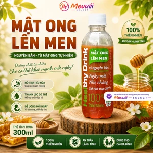 MOLM NB - Mật Ong Lên Men Tự Nhiên 300ml, Hỗ Trợ Tiêu Hóa, Đẹp Da, Tăng Đề Kháng, Lợi Khuẩn Tốt