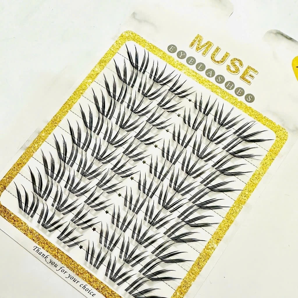 MI Muse X96- Mi Cụm-Tự Nhiên, Mỏng Nhẹ. Phù hợp với nhiều layout makeup----LeeVelvetLashes