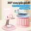 360° xoay, giá đỡ điện thoại bàn màu makaron có thể gấp gọn, điều chỉnh góc, giá đỡ điện thoại/máy tính bảng đa năng