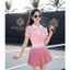 Bộ thể thao nữ, Bộ váy áo cổ ép váy cạp dệt cao cấp chơi Pickleball Golf Tennis Cầu Lông...