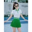 Bộ thể thao nữ, Bộ váy áo cổ ép váy cạp dệt cao cấp chơi Pickleball Golf Tennis Cầu Lông...