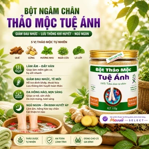 NGAM - Bột Thảo Mộc Ngâm Chân 110g, Giảm Đau Nhức, Ngủ Ngon, Làm Ấm Tay Chân, Thư Giãn Cơ Thể