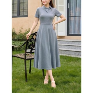 Set Đồ Nữ 𝐂𝐂𝐇𝐀𝐓 Dáng Suông Segue Cổ Đức Lệch Chất Liệu Mềm Mại Co Giãn 16BNC8025XT