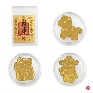 Combo 4 Miếng Dán Điện Thoại Mạ Vàng Sticker Linh Vật Phong Thủy Tài Lộc May Mắn Tem Dán Chiêu Tài Hút Lộc Bình AnCaoCấp