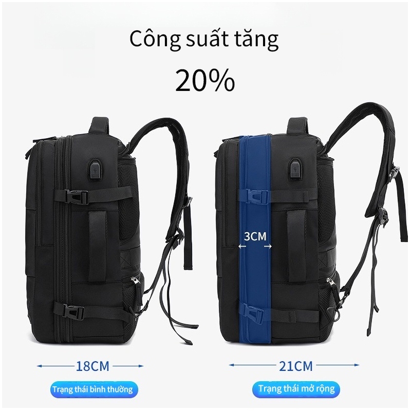 COD unisex 30/40 Balo du lịch chống nước balo đựng quần áo balo đựng laptop 16 inch