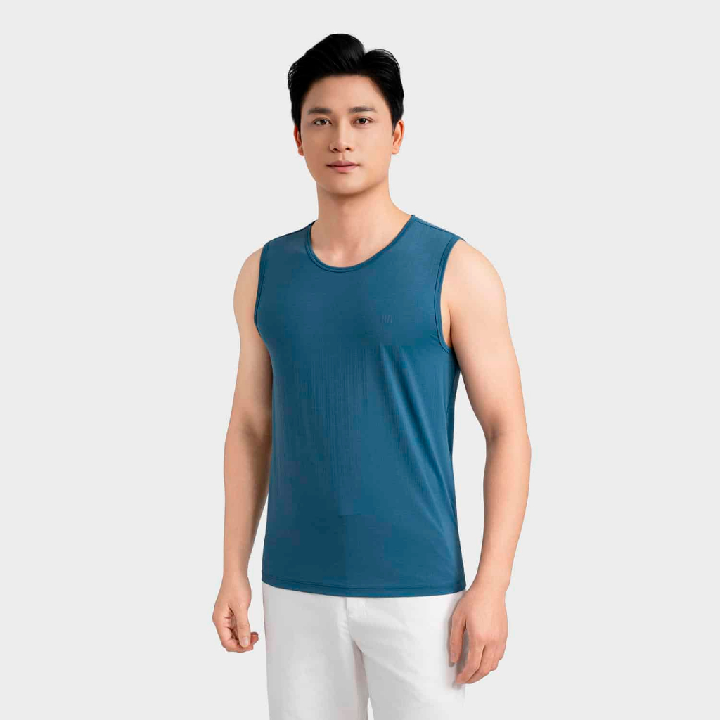 [MUA 2 GIẢM 5%]Áo Tanktop Nam Insidemen Jacquard Ba Lỗ, Thoáng Khí, Form Thoải Mái, Thể Thao Vận Động ITL127AS0