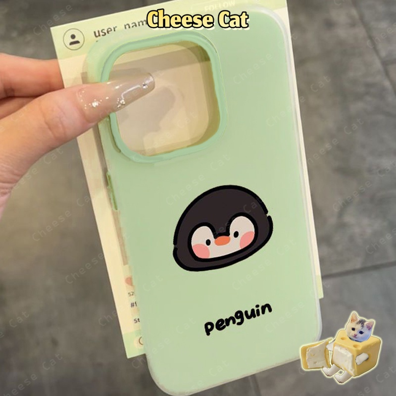 Vỏ iPhone hình động vật dễ thương cho iPhone 13 12 11 14 Plus 17 16 15 Pro Max Xs XR Ốp điện thoại màu mờ 2 trong 1