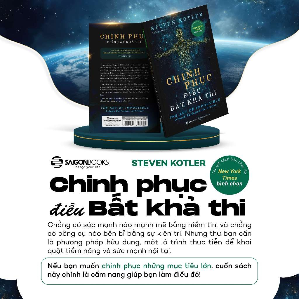 Sách - Combo Atomic Habits - Thay Đổi Tí Hon, Hiệu Quả Bất Ngờ + Chinh phục điều bất khả thi