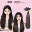 Kẹp Tóc Giả Kẹp thẳng 45-55cm, phong cách Hàn Quốc, set 3 dải làm dày tóc, tự nhiên mềm đẹp Qiqishop