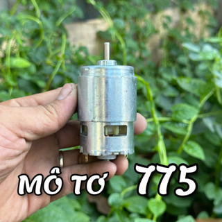 Mô tơ 775 19.2V DC Siêu Khỏe 18000 RPM- Cốt 5ly - Có Cánh Quạt Tản Nhiệt- Chế Máy Khoan Máy Cắt