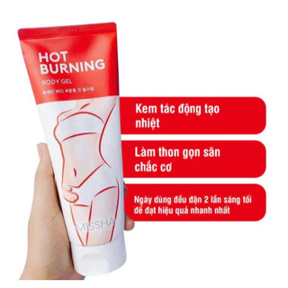 Kem massage tan giảm mỡ MISSHA Hot Burning Perfect Body Gel 200ml - SHOP DẦU DOKRAK