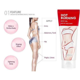 Kem massage tan giảm mỡ MISSHA Hot Burning Perfect Body Gel 200ml - SHOP DẦU DOKRAK