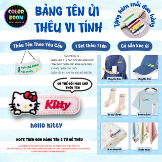[ PATCH ỦI ] Thêu Tên Bé Theo Yêu Cầu - Thêu Vi Tính - dùng để ủi-may vào áo, quần, balo - ColorBoom