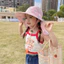 Mũ xô trẻ em kèm còi, dễ thương có còi chống nắng, Phim hoạt hình ngoài trời chống tia cực tím Mũ đi biển