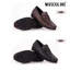 Giày lười nam da bò MASCULINE GSP600 Kiểu Penny Loafer bề mặt vân cá sấu sang trọng đế chống trượt
