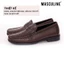 Giày lười nam da bò MASCULINE GSP600 Kiểu Penny Loafer bề mặt vân cá sấu sang trọng đế chống trượt