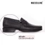 Giày lười nam da bò MASCULINE GSP600 Kiểu Penny Loafer bề mặt vân cá sấu sang trọng đế chống trượt