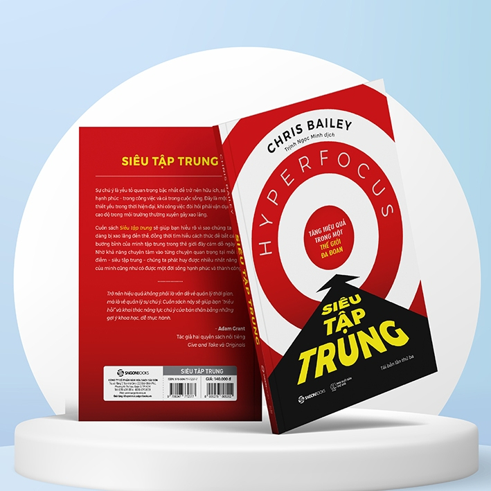 Sách - Siêu Tập Trung (Hyperfocus) - Chris Bailey
