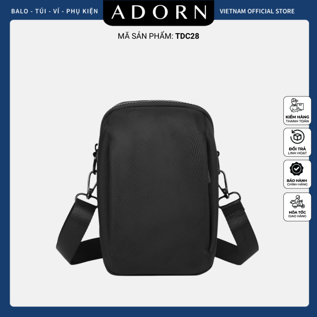 [NEW] Túi đeo chéo nam nữ chống nước nhỏ gọn ADORN Mono Sling mẫu mới 2026