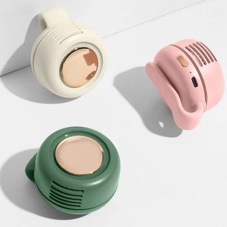 Quạt Mini Kẹp Áo Không Cánh 360° | Quạt Đeo Người Sạc USB Gió Mạnh Êm Nhỏ Gọn Pin Trâu