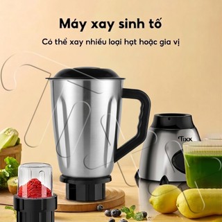 TIXX Máy Xay Sinh Tố chất liệu thép không gỉ 6 lưỡi dao dung tích lớn 1500ML máy xay đa năng