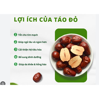 Táo Đỏ TÂN CƯƠNG CÔ GÁI Size Lớn Loại 1 Túi 500g Nhập Khẩu Trung Quốc - SHOP DẦU DOKRAK