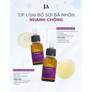 Juliette Armand Elements Hydra Clarifying Serum Tinh Chất Dưỡng Ẩm & Cân Bằng Da Dầu, Da Mụn 20ml