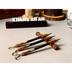 Bút Thư Pháp Lang Hào Mini - Lông Mềm, Viết Tiểu Tự Cao Cấp