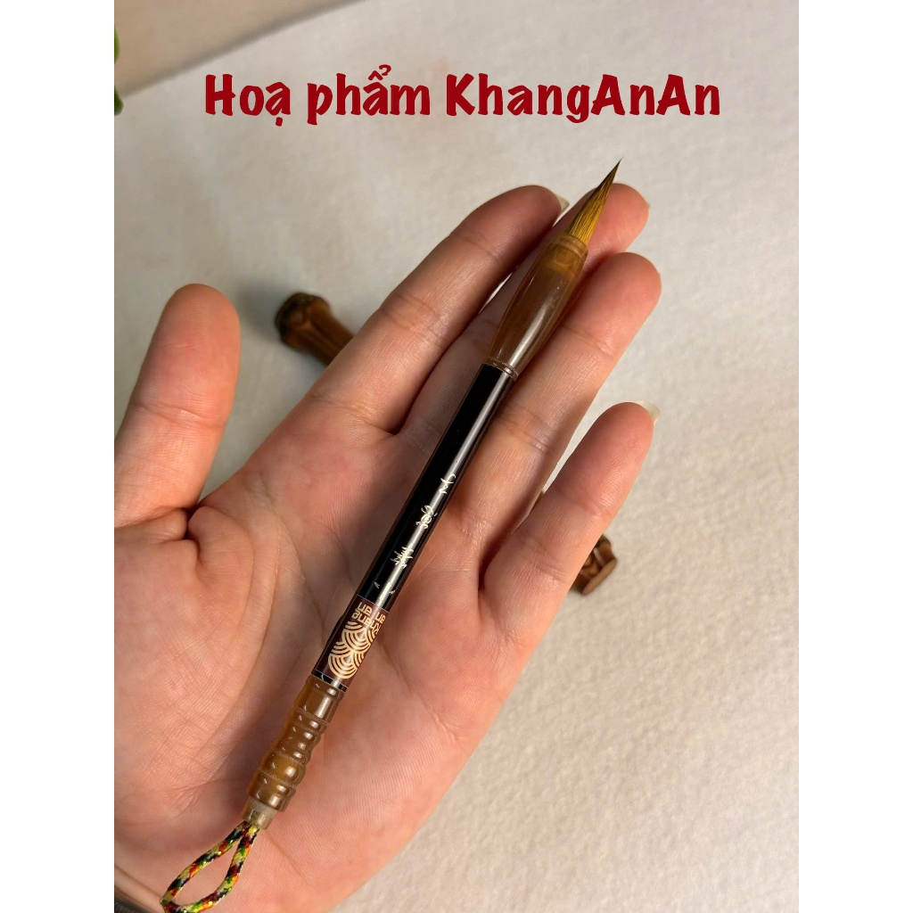 Bút Thư Pháp Lang Hào Mini - Lông Mềm, Viết Tiểu Tự Cao Cấp
