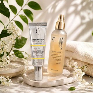 Combo Xịt Khoáng Đa Nhiệm & Kem Chống Nắng Chuskin Ver 2 CB0348 - Combo Căng Bóng Da Chuẩn Hàn Quốc