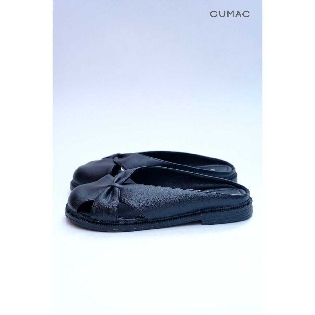 Dép Sục Nữ GUMAC Cách Điệu Hở Mũi Điểm Nhấn GG01079