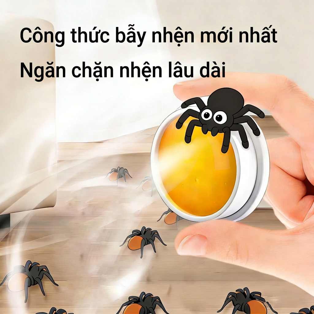 Công nghệ mới Nhật Bản Mồi diệt nhện diệt nhện, ngăn ngừa nhện giăng tơ hiệu quả Tiêu diệt mọi loại côn trùng-COD