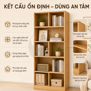 Tủ Kệ Sách Đa Năng Vừa Làm Giá Sách Vừa Làm Vách Ngăn Kiểu Dáng Đẹp Chắc Chắn Cho Không Gian Nhỏ