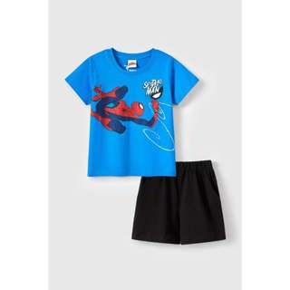 Bộ thun ngắn tay Spider-man Disney bé trai Rabity 560.085
