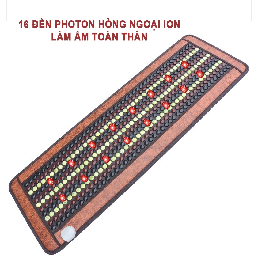 Thảm Đá Nóng Ngọc Bích Dưỡng Sinh Cao Cấp RELUX Chính Hãng, Sưởi Đá Nóng Thư Giãn, Giảm Stress, Giảm Đau Lưng