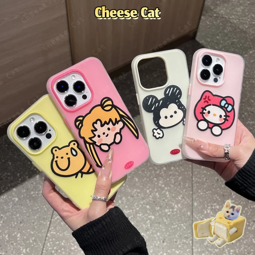 Con ong nhỏ xinh đẹp Kitty giận dữ Ốp lưng cho iPhone 14 13 12 11 15 Plus 16 17 Pro Max Xs XR Vỏ bảo vệ điện thoại