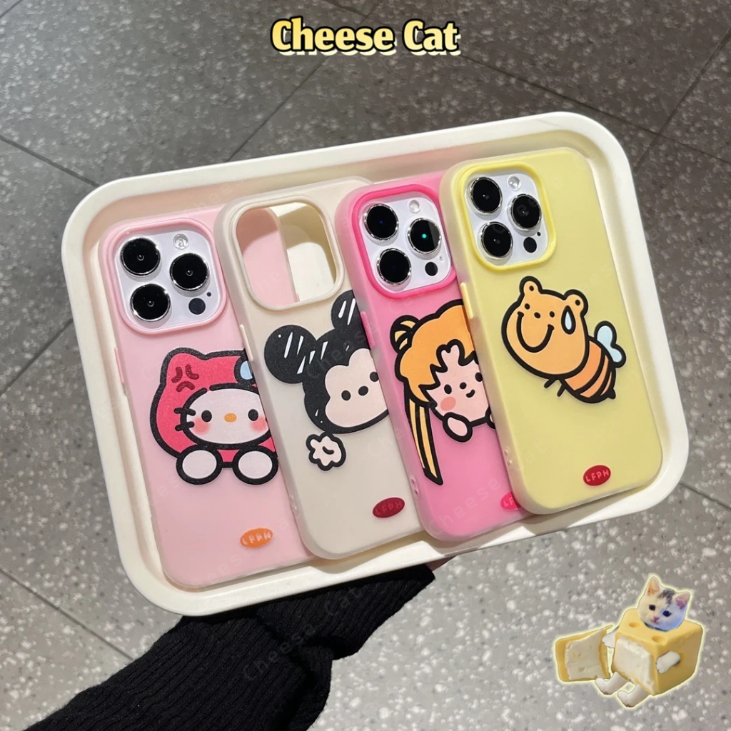 Con ong nhỏ xinh đẹp Kitty giận dữ Ốp lưng cho iPhone 14 13 12 11 15 Plus 16 17 Pro Max Xs XR Vỏ bảo vệ điện thoại